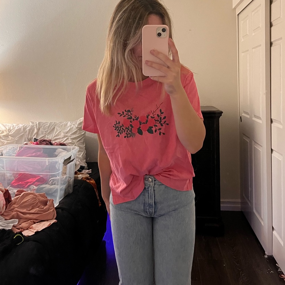 Pink Flower Top 💐